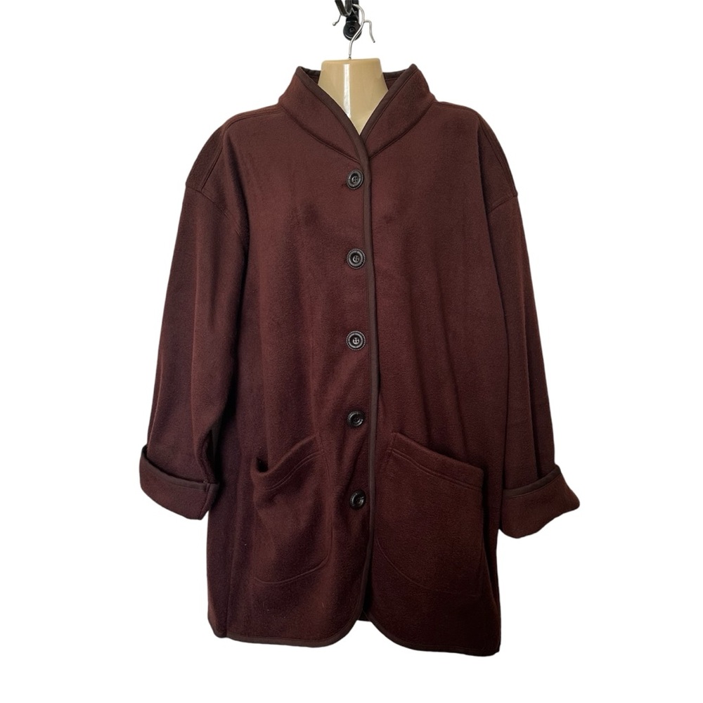 Diane Von Furstenberg The Color Authority Fleece Jacket S/M